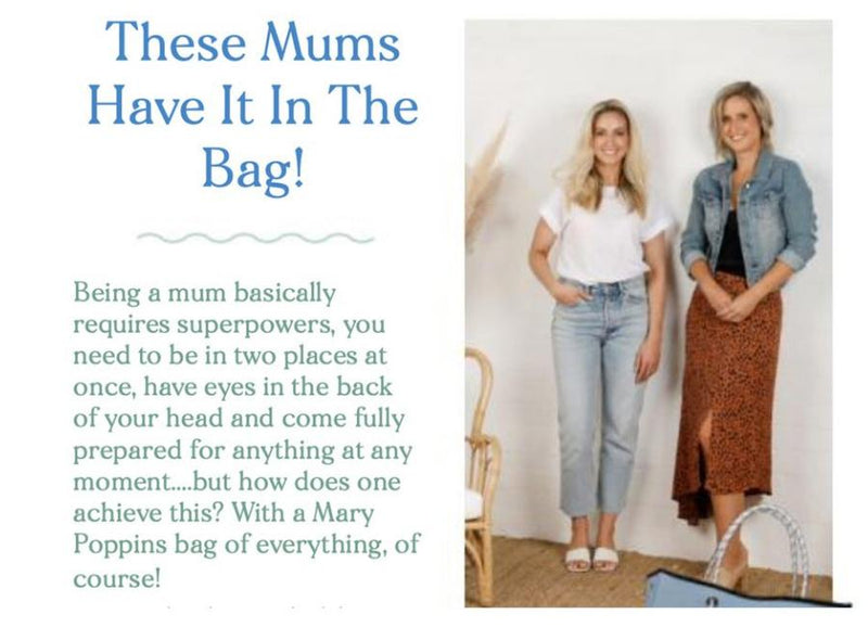 KIDDO MAG - THESE MUMS HAVE IT IN THE BAG - 30TH MARCH 2020