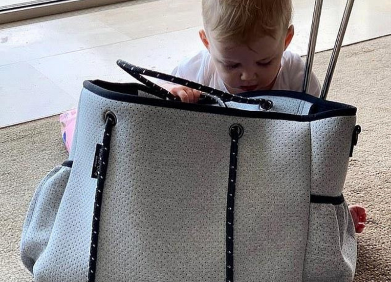 Daily Mail - 'So it's begun': Karl Stefanovic's wife Jasmine Yarbrough shares sweet picture of the couple's daughter Harper May, seven months, raiding her $159 handbag - 17th December 2020