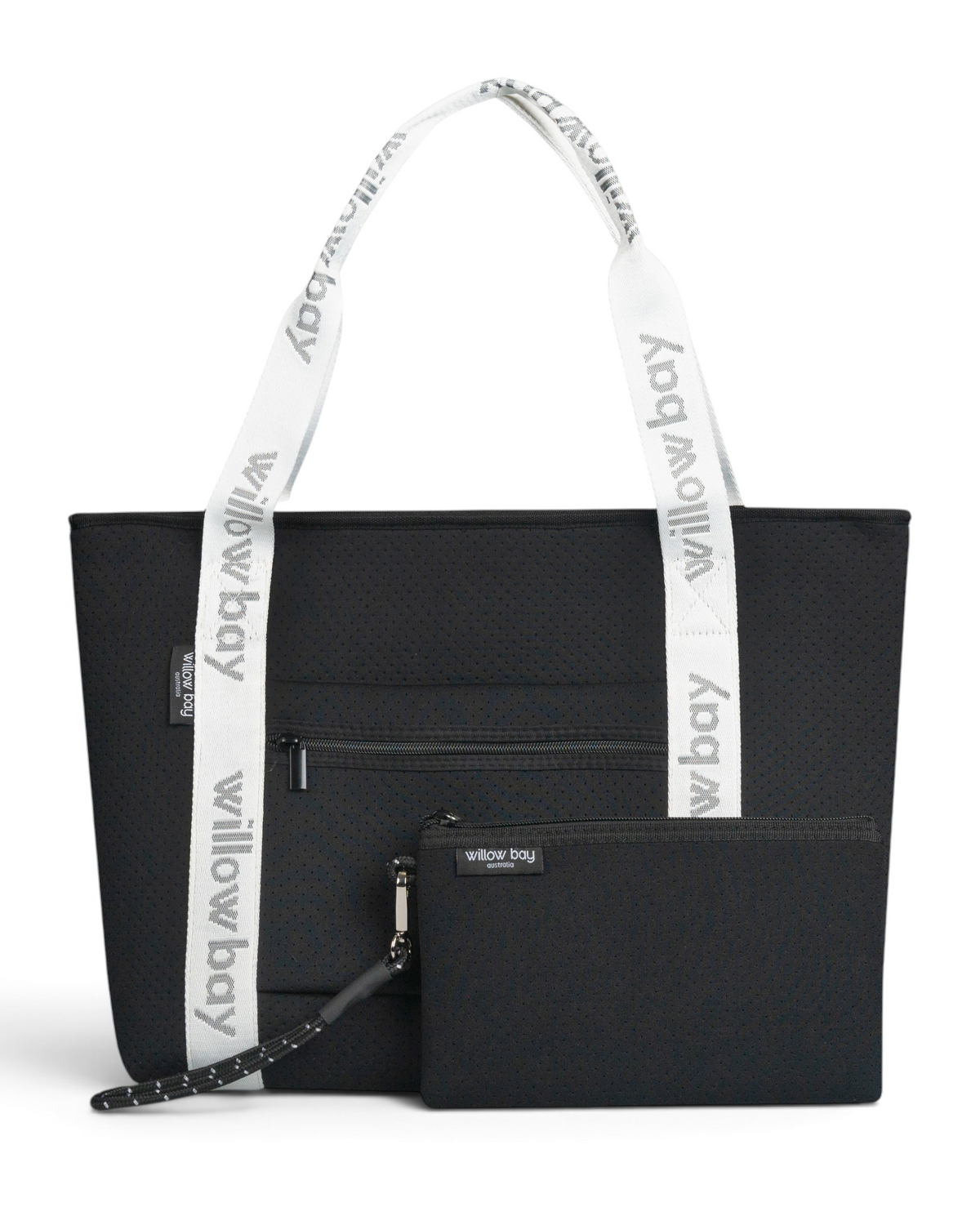 Boutique Travel Tote - Black & White