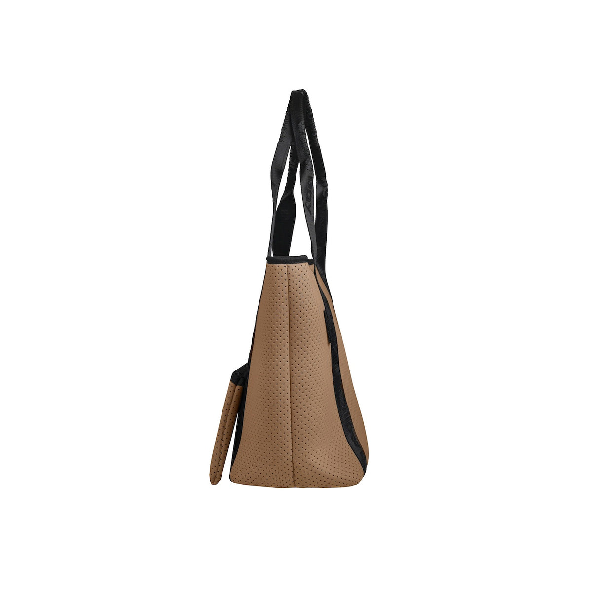 BOUTIQUE TRAVEL Neoprene Tote Bag With Zip (with luggage/trolley sleeve) - DESSERT CLAY