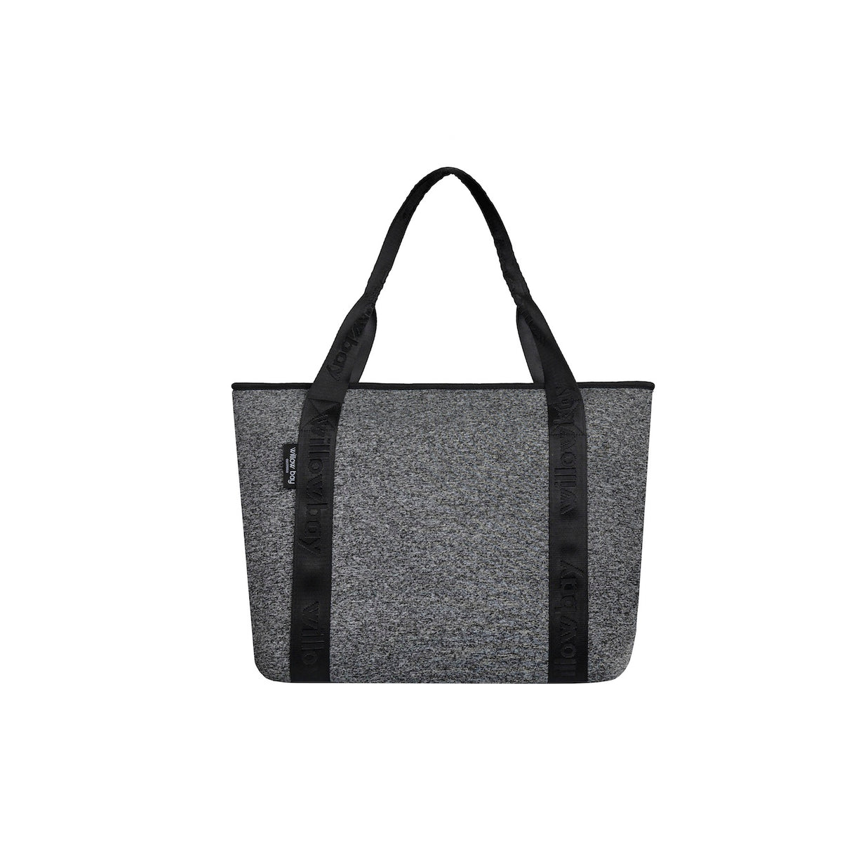 BOUTIQUE TRAVEL Neoprene Tote Bag With Zip (with luggage/trolley sleeve) - DARK MARLE