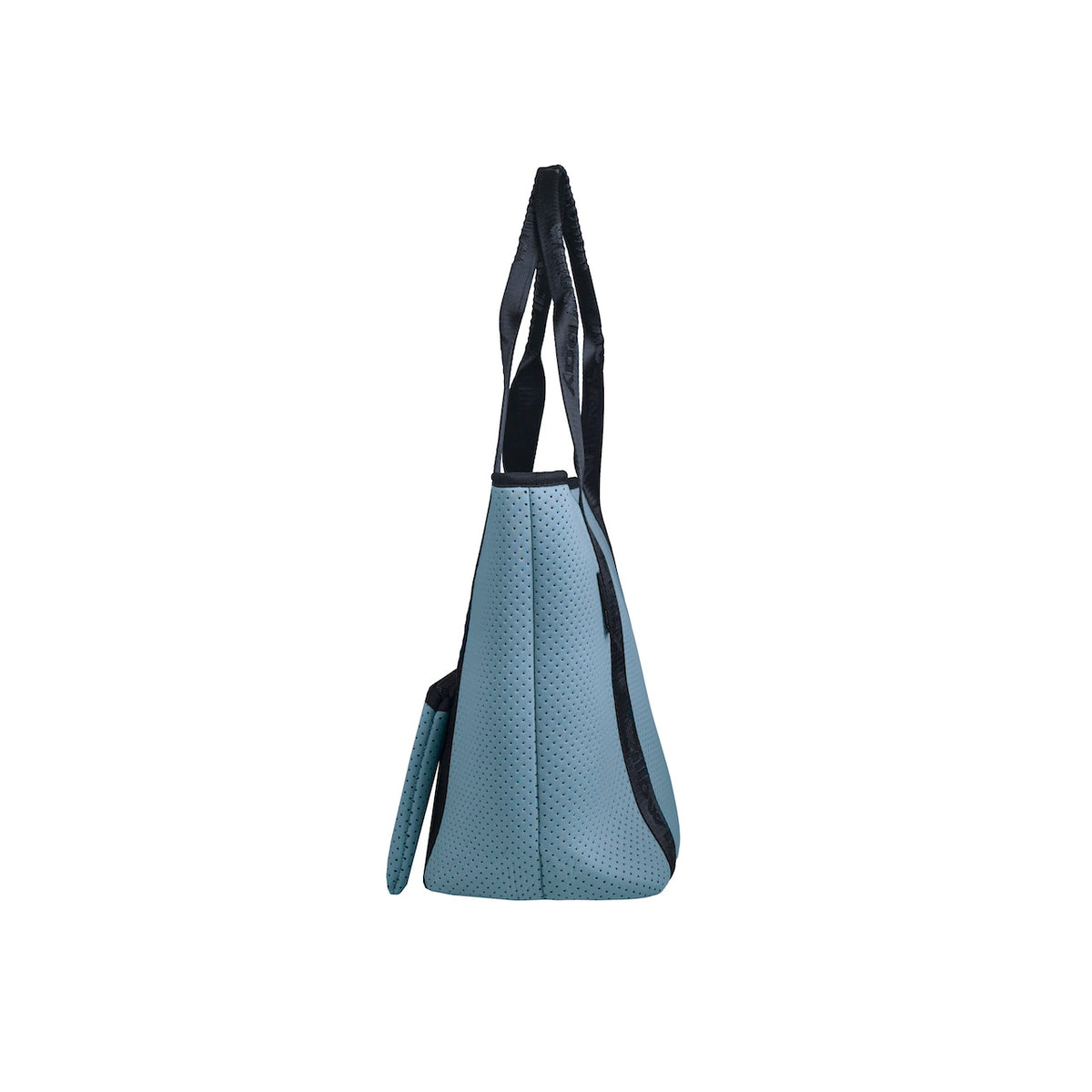 BOUTIQUE TRAVEL Neoprene Tote Bag With Zip (with luggage/trolley sleeve) - SKY BLUE