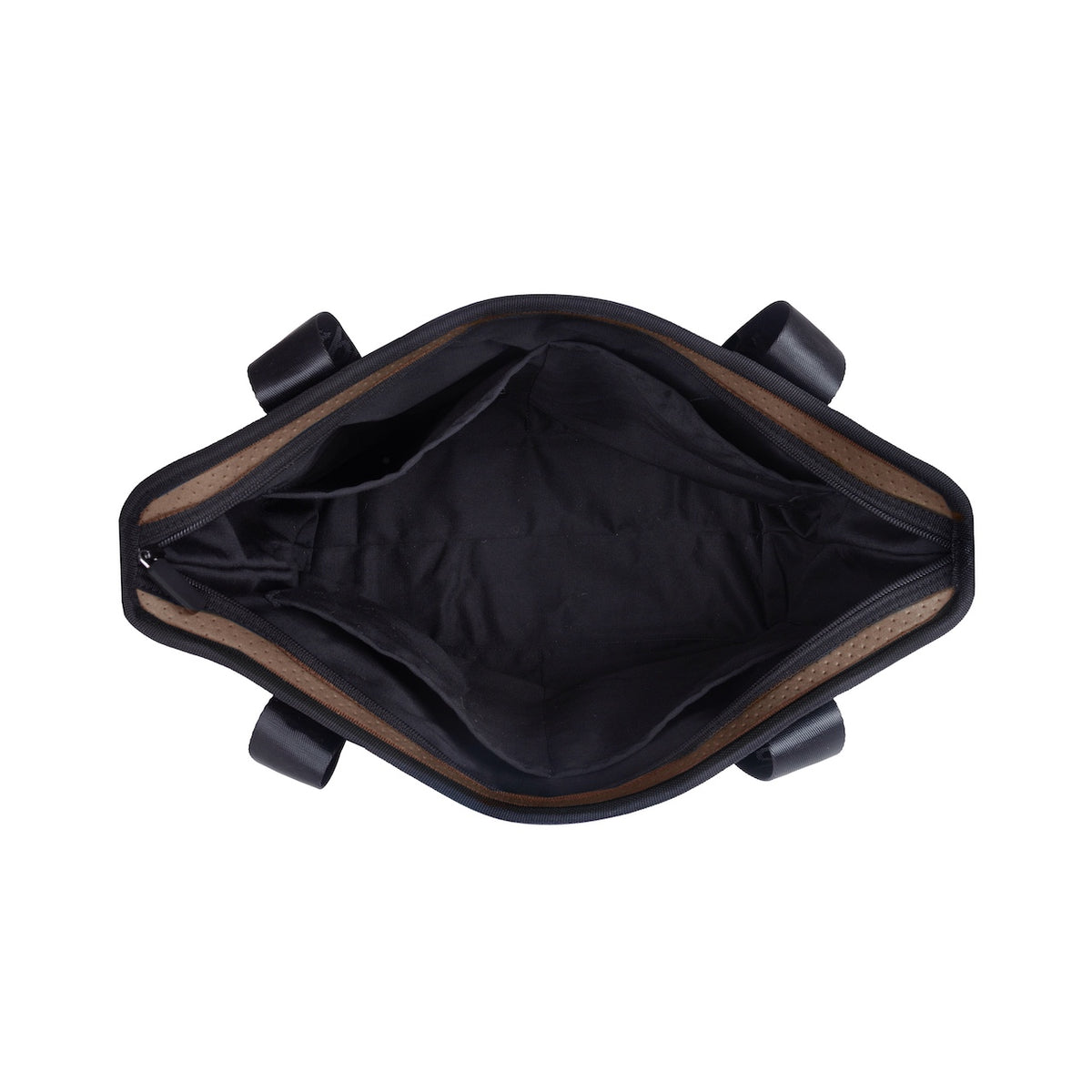 BOUTIQUE TRAVEL Neoprene Tote Bag With Zip (with luggage/trolley sleeve) - TERRACOTTA