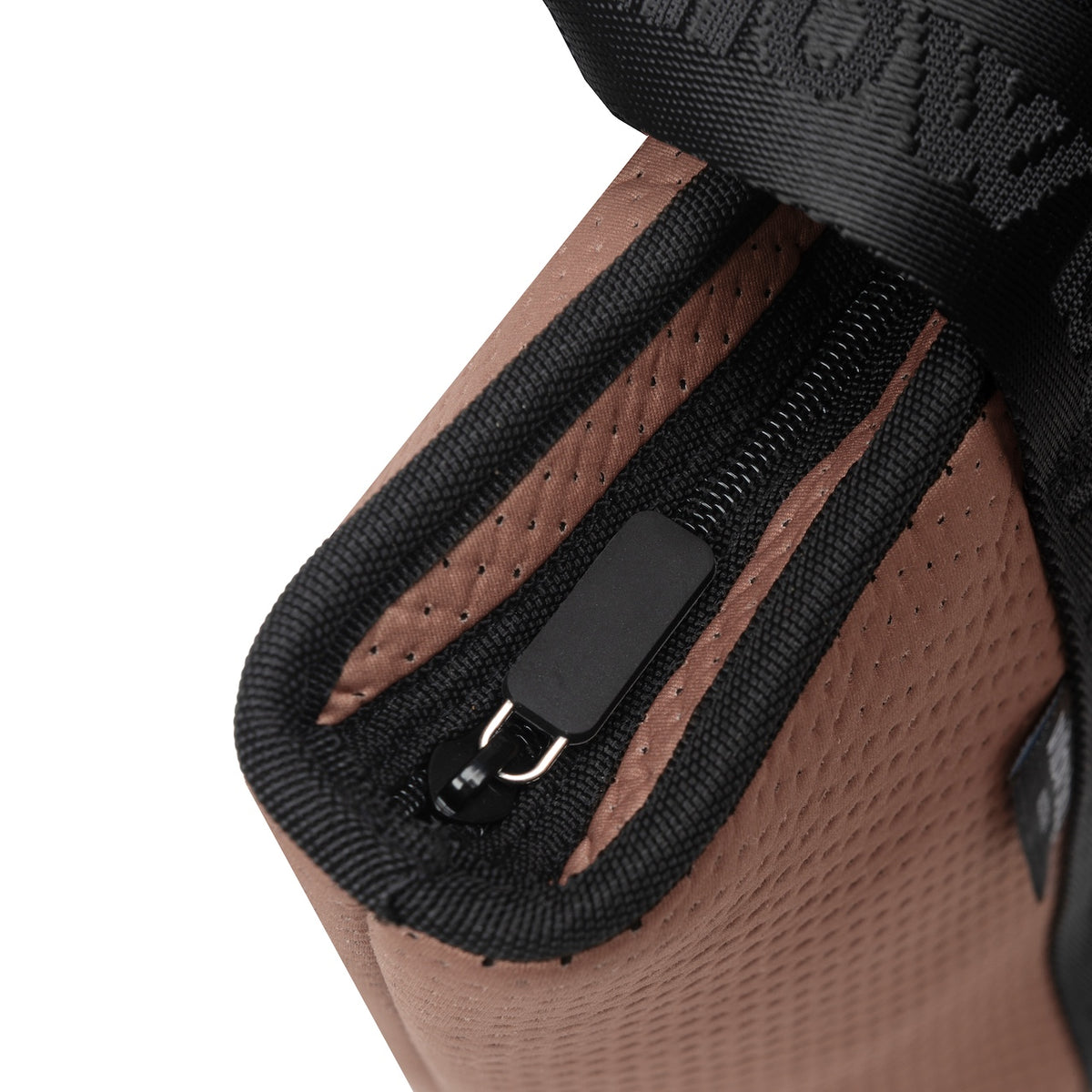 BOUTIQUE TRAVEL Neoprene Tote Bag With Zip (with luggage/trolley sleeve) - TERRACOTTA