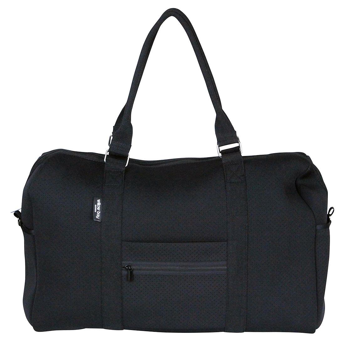 CABIN BAG - BLACK-travel bag-washable travel bag-overnight getaway-qantas-airline bag-sports bag-neoprene bag-Willow Bay Australia