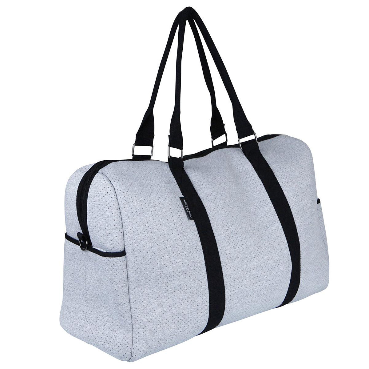 CABIN BAG - LIGHT MARLE-travel bag-washable travel bag-overnight getaway-qantas-airline bag-sports bag-neoprene bag-Willow Bay Australia