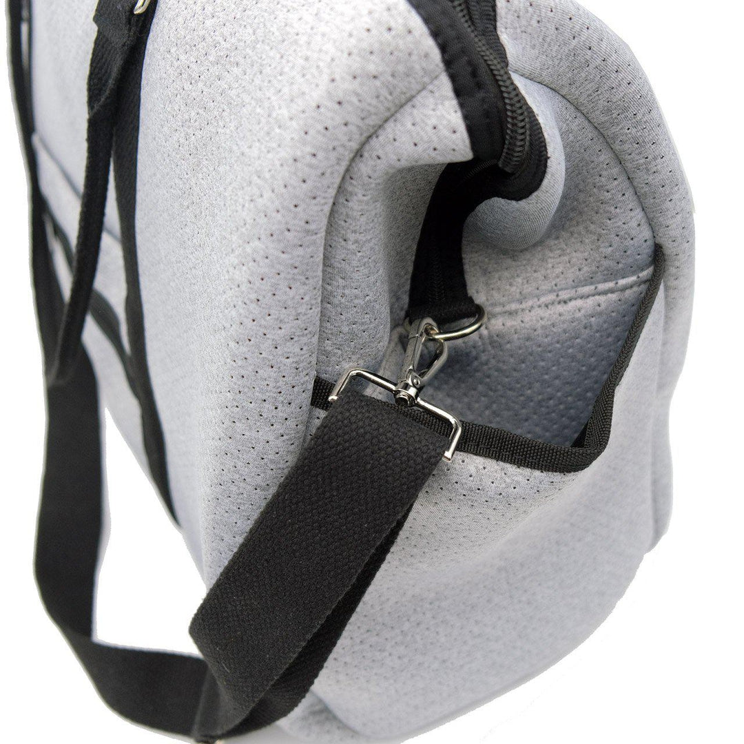 CABIN BAG - LIGHT MARLE-travel bag-washable travel bag-overnight getaway-qantas-airline bag-sports bag-neoprene bag-Willow Bay Australia