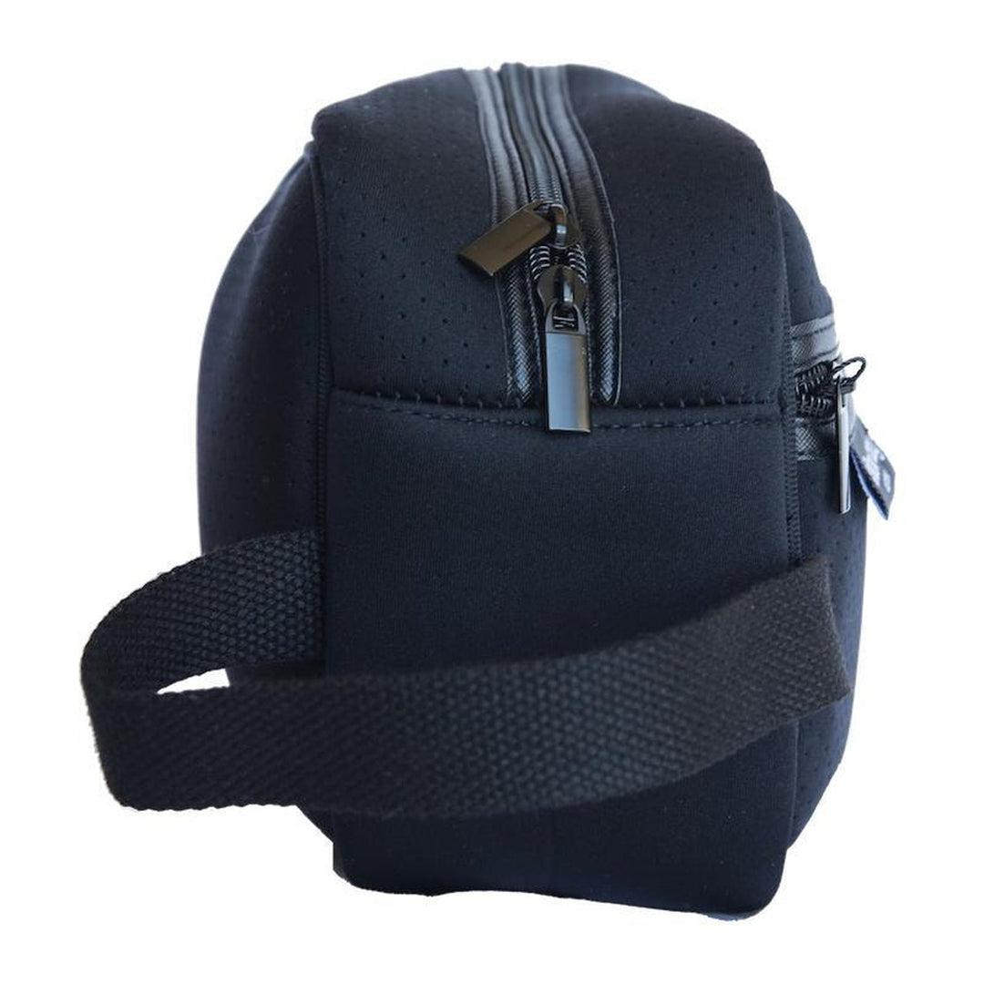 COSMETIC Bag Neoprene - BLACK-Toiletry Bag-Willow Bay Australia