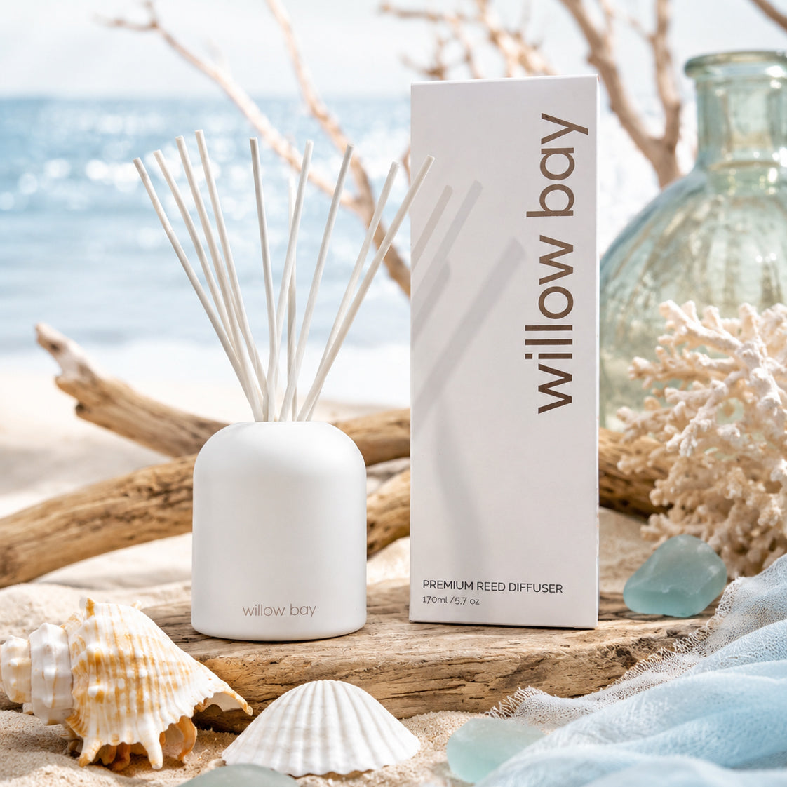Premium Reed Diffuser - Coastal Drift