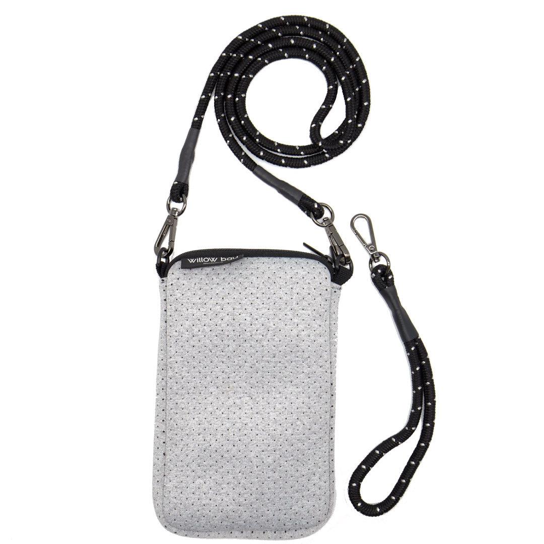 PHONE Neoprene Crossbody Bag - LIGHT MARLE-Sale-Willow Bay Australia