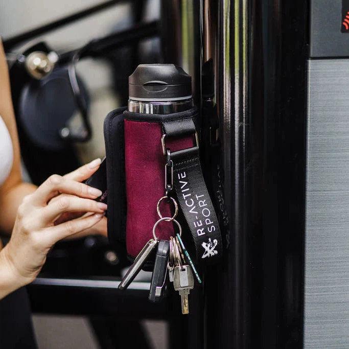 Re-Active Sport Magnetic Gym Caddy - Burgundy-Willow Bay Australia-ReActive Sport