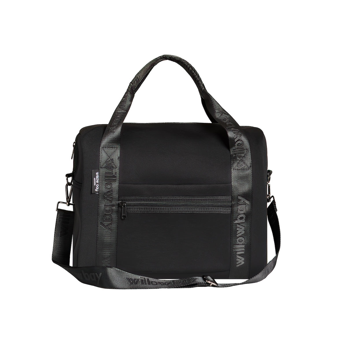 VOGUE TRAVEL DUFFEL Bag (with luggage/trolley sleeve) - Black