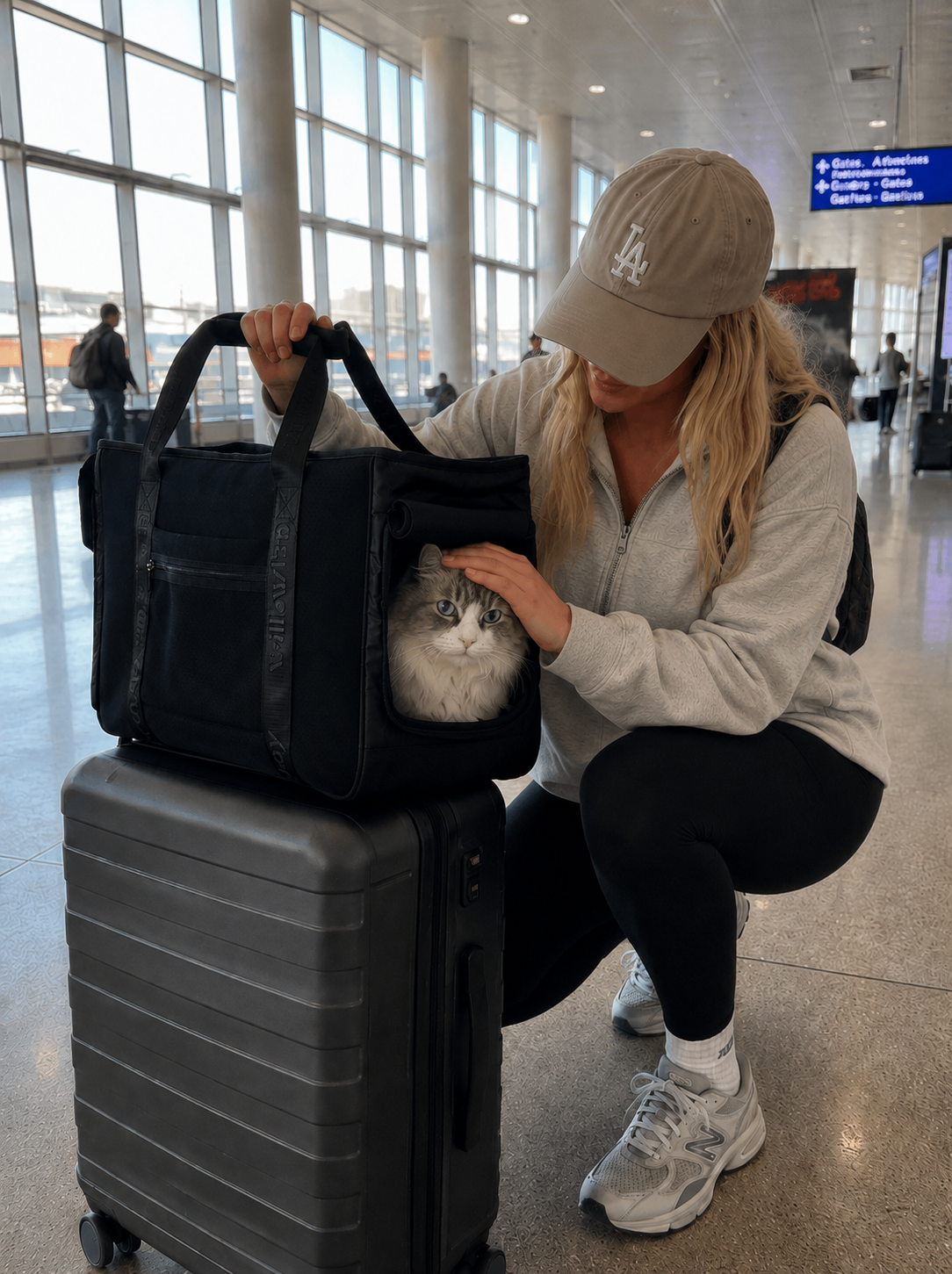 Pet Travel Carrier - Black
