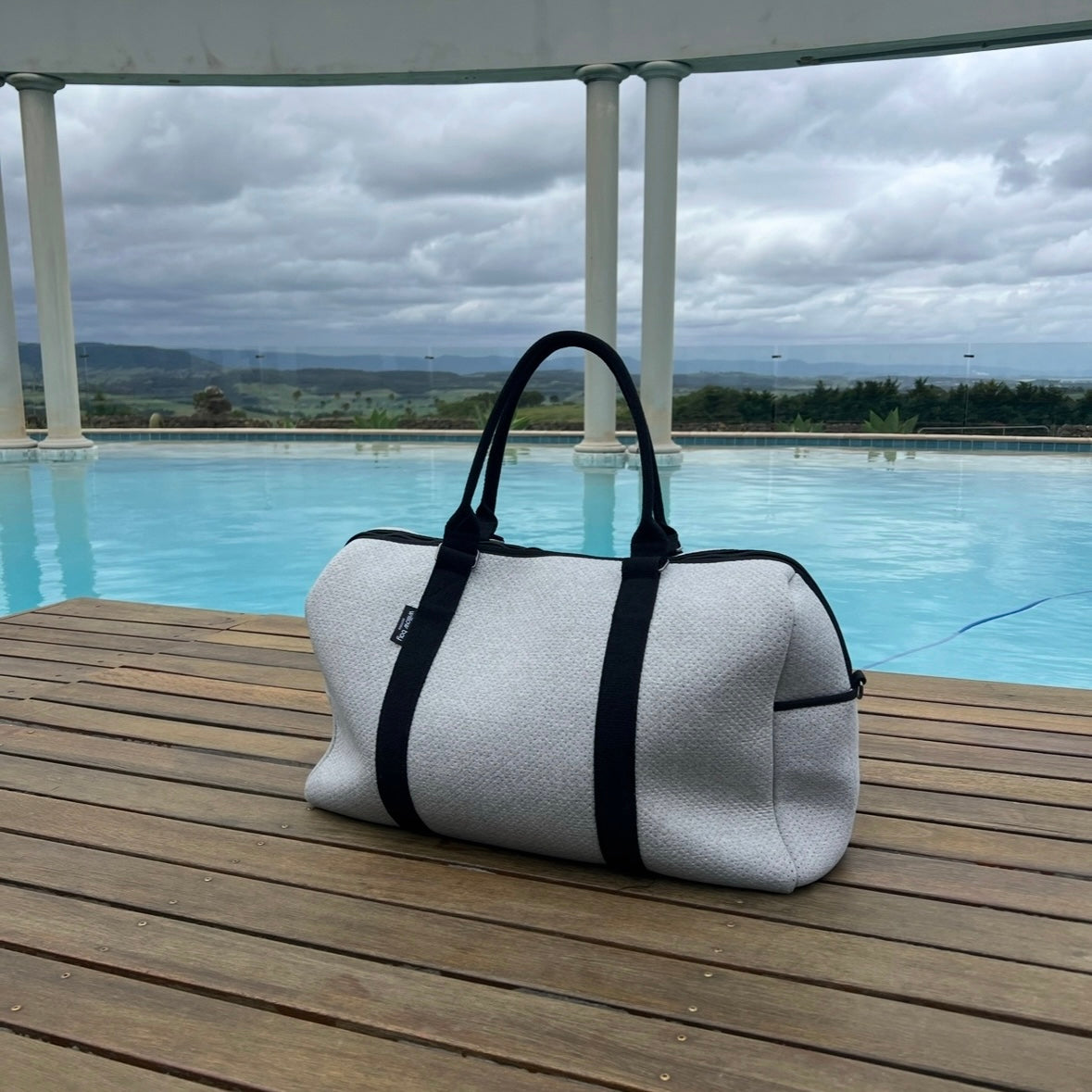 CABIN BAG Neoprene (with Luggage/Trolley Sleeve) - LIGHT MARLE