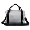 VOGUE TRAVEL DUFFEL Bag (with luggage/trolley sleeve) - Light Marle (Black Handle)-Neoprene-Willow Bay Australia