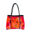 Hayley Pearson x Willow Bay Wearable Art Daydreamer Mini #HP58-neoprene bag-shopping bag-handbag-art-artist-wearable art-hand painted tote-vegan bag-Willow Bay Australia