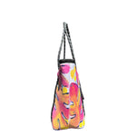 Natalie Broham x Willow Bay Wearable Art Boutique Mini #NB16-neoprene bag-shopping bag-handbag-art-artist-wearable art-hand painted tote-vegan bag-Willow Bay Australia