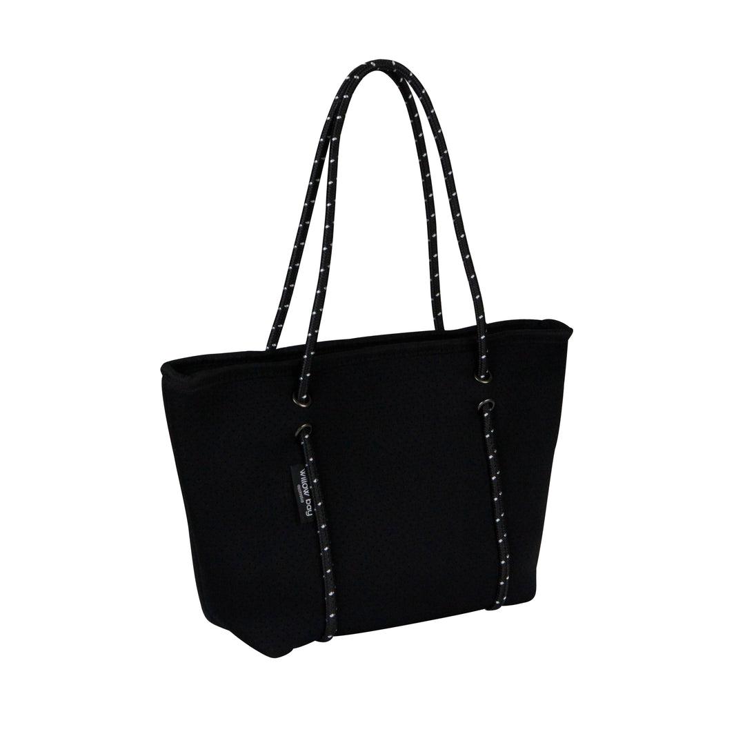 BOUTIQUE MINI Neoprene Tote Bag With Zip BLACK – Willow Bay