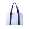 DAYDREAMER BRANDED Neoprene Tote Bag - LIGHT MARLE / NAVY-neoprene bag-shopping bag-handbag-travel bag-washable-vegan bag-Willow Bay Australia