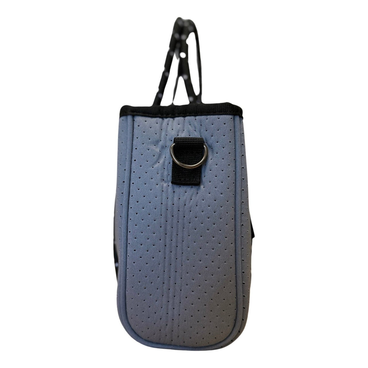 DAYDREAMER TINY Neoprene Tote Bag With Closure - SLATE-neoprene bag-shopping bag-handbag-travel bag-washable-vegan bag-Willow Bay Australia
