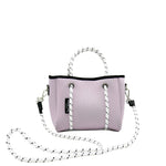 DAYDREAMER TINY Neoprene Tote Bag With Closure - SOFT LILAC-Willow Bay Australia