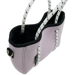 DAYDREAMER TINY Neoprene Tote Bag With Closure - SOFT LILAC-Willow Bay Australia
