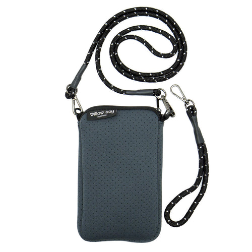 PHONE Neoprene Crossbody Bag - CHARCOAL
