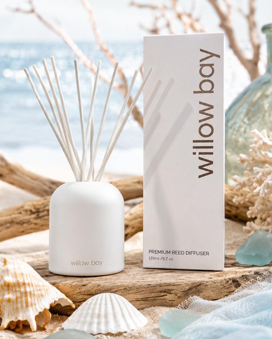Premium Reed Diffuser - Coastal Drift – Willow Bay Australia