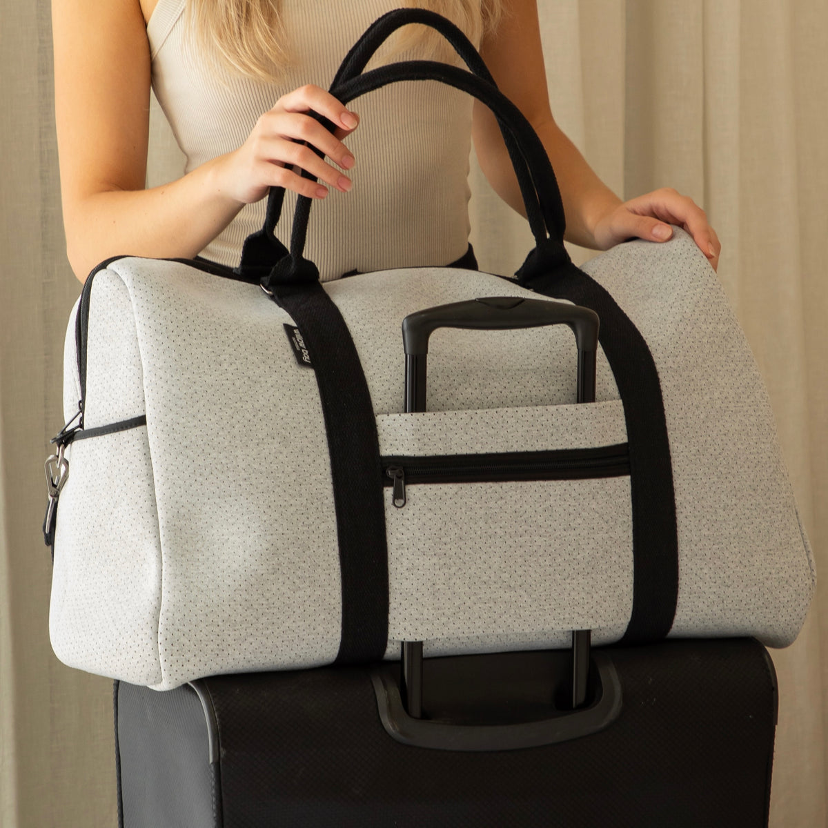 WEEKENDER Neoprene Bag - LIGHT MARLE