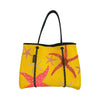 Samira Zaarour x Willow Bay Wearable Art Boutique Tote #SZ6-neoprene bag-shopping bag-handbag-art-artist-wearable art-hand painted tote-vegan bag-Willow Bay Australia
