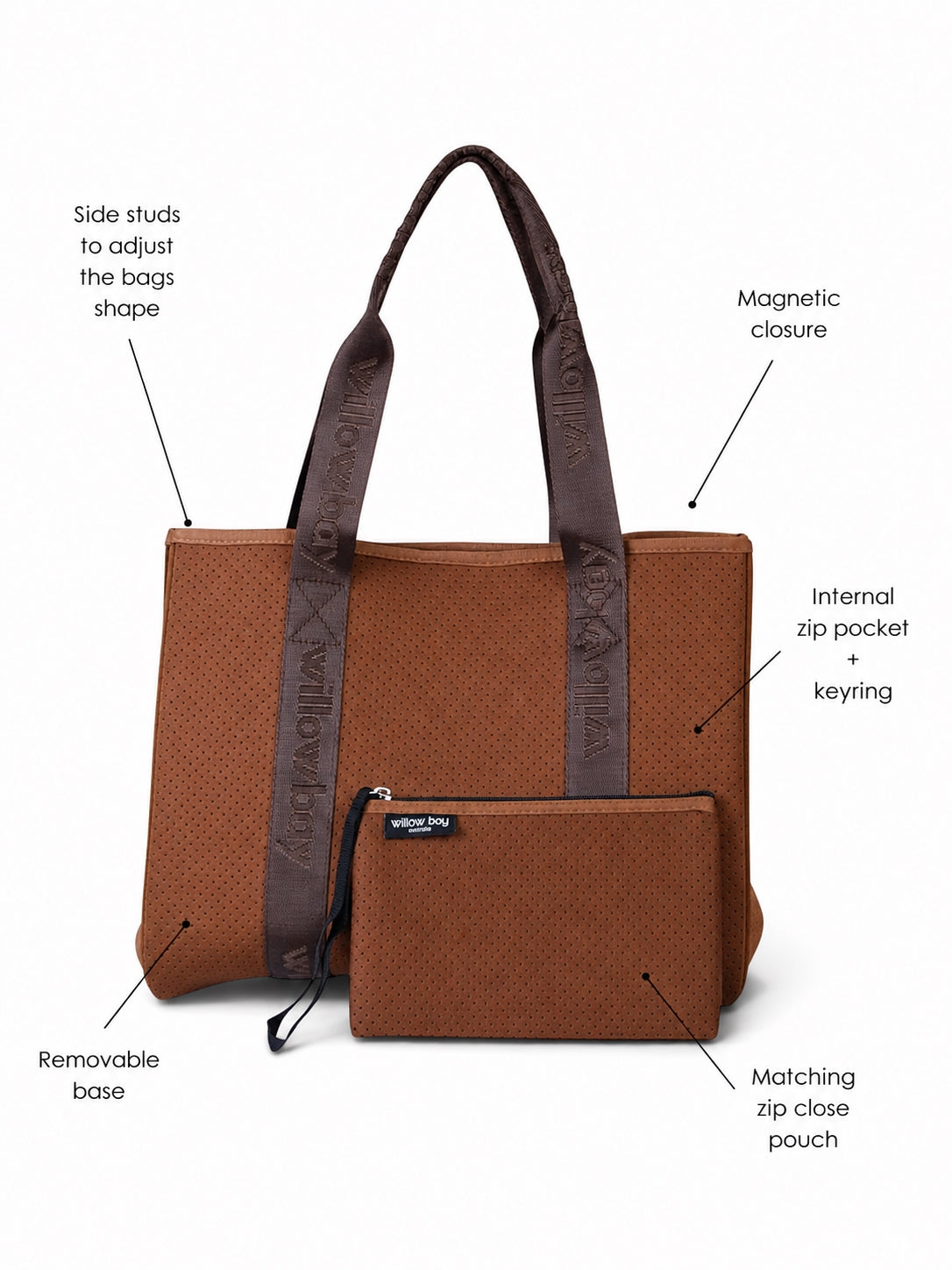 Daydreamer Branded Tote - Rust