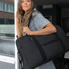 CABIN BAG Neoprene (with Luggage/Trolley Sleeve) - BLACK DENIM-Cabin Bag-Willow Bay Australia