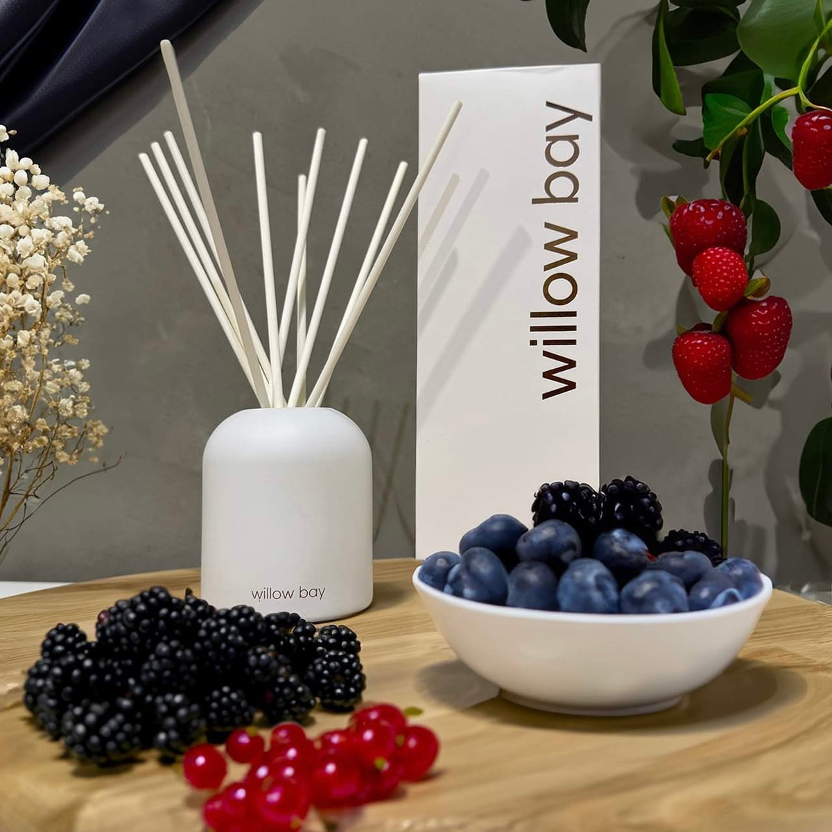 Premium Reed Diffuser - Midnight Berry Bliss-Willow Bay Australia