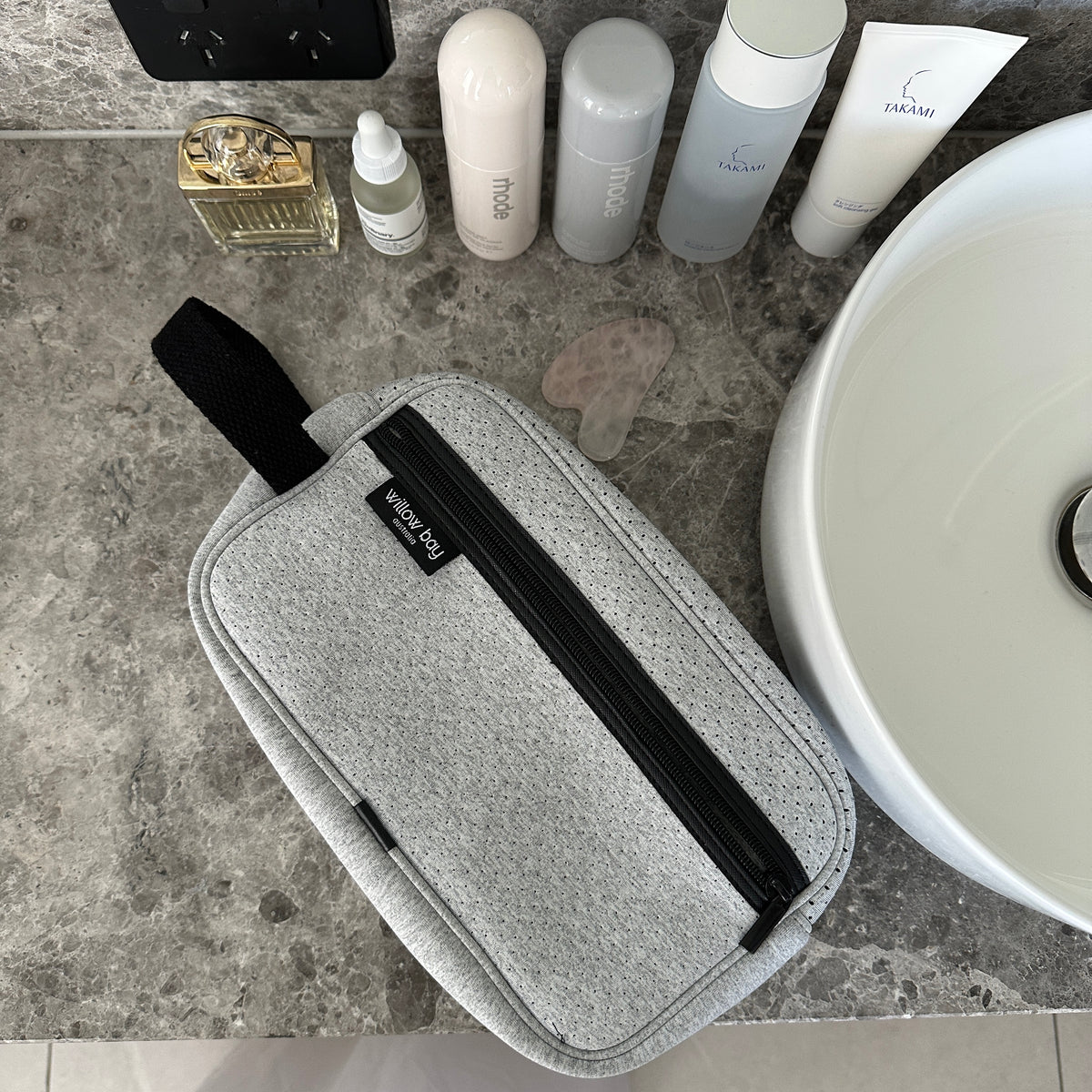 Cosmetic Bag - LIGHT MARLE