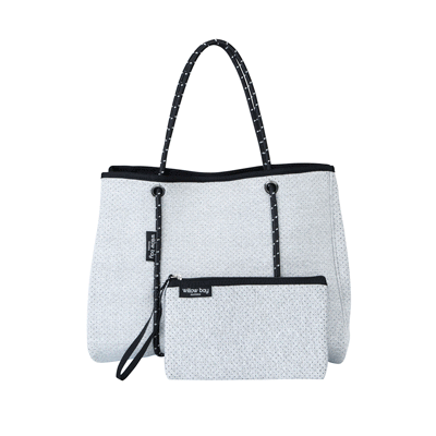 https://s1.pixriot.com/4622616da0/Shopify/Willow Bay Daydreamer Neoprene Tote Bag Light Marle 360/Willow Bay Daydreamer Neoprene Tote Bag Light Marle 360.xml?t=1664621971