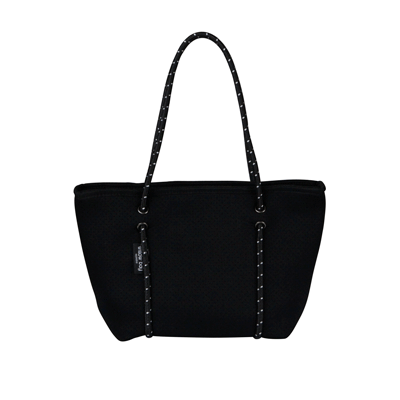 ウィローベイ Willow Bay BOUTIQUE MINI Neoprene Zip Tote BOUTIQUE MINI Neoprene Tote Bag With Zip - BLACK – Willow